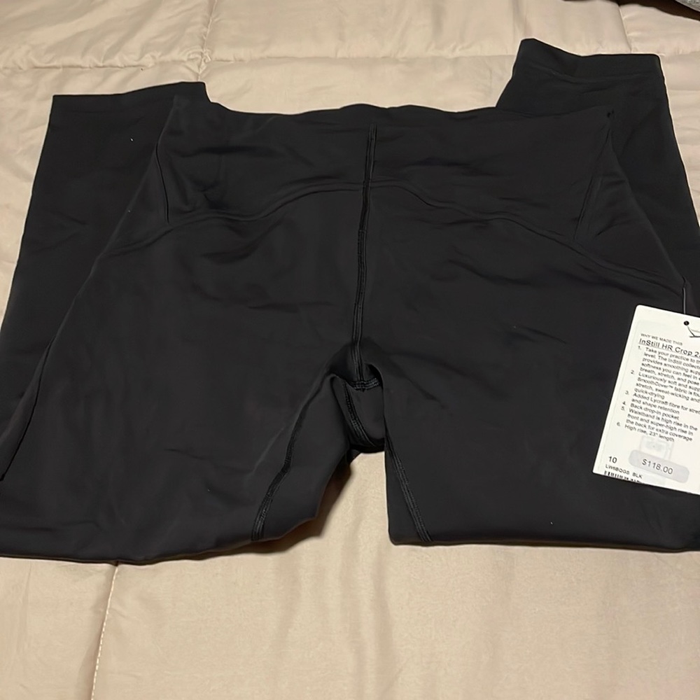 Lululemon instill crop 23” - size 10